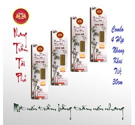 Combo 4 Hộp Nhang Khai Tuệ 30 Cm
