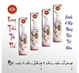 Combo 4 Hộp Nhang Khai Tuệ 40 Cm