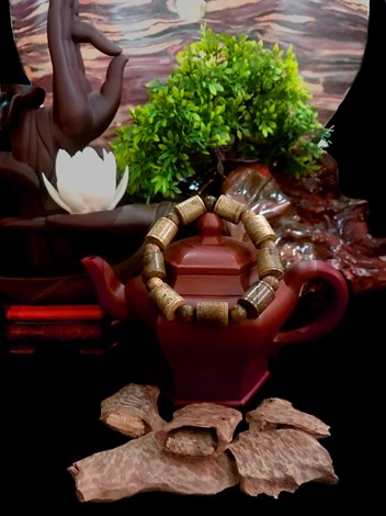 Vòng Tay Trầm Hương Đốt Trúc 12 li